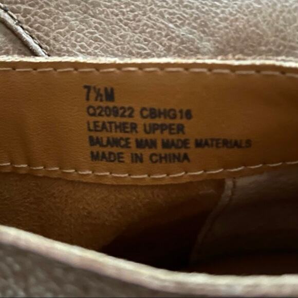 Kork-Ease Roana Womens 7.5 Lace-Up Ankle Booties Slate Leather Boho Chic Neutral - Picture 8 of 9